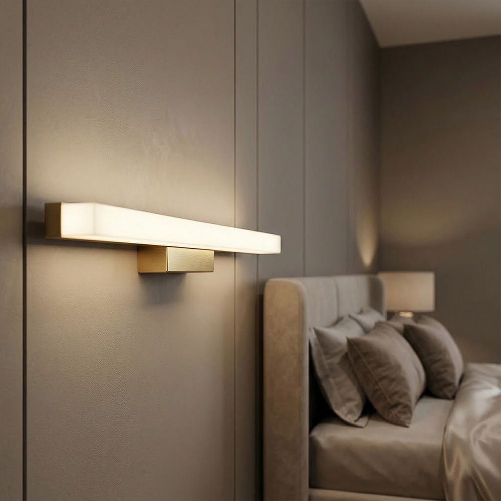 Zidni svijećnjak LED 60CM APP1852-1W BRUSH GOLD slika 7