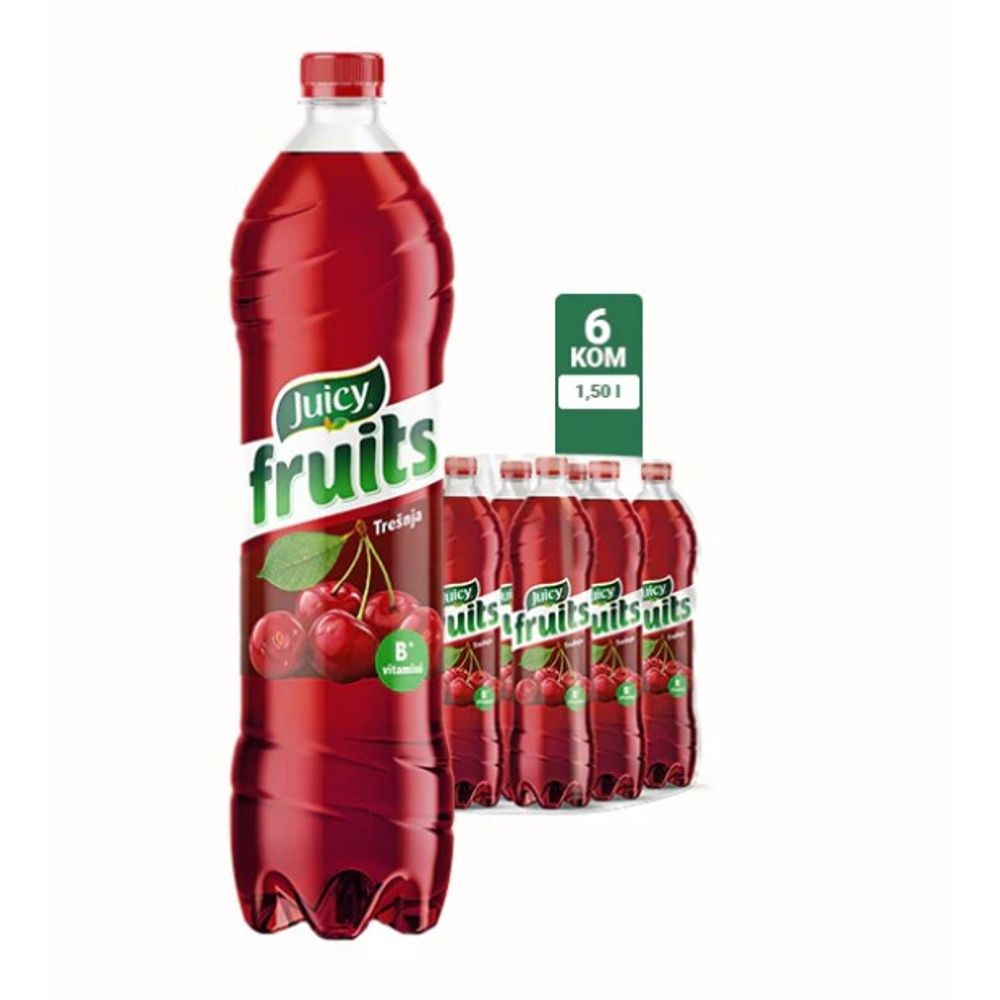 Juicy Fruits Trešnja 1,5l  6/1 XXL slika 1