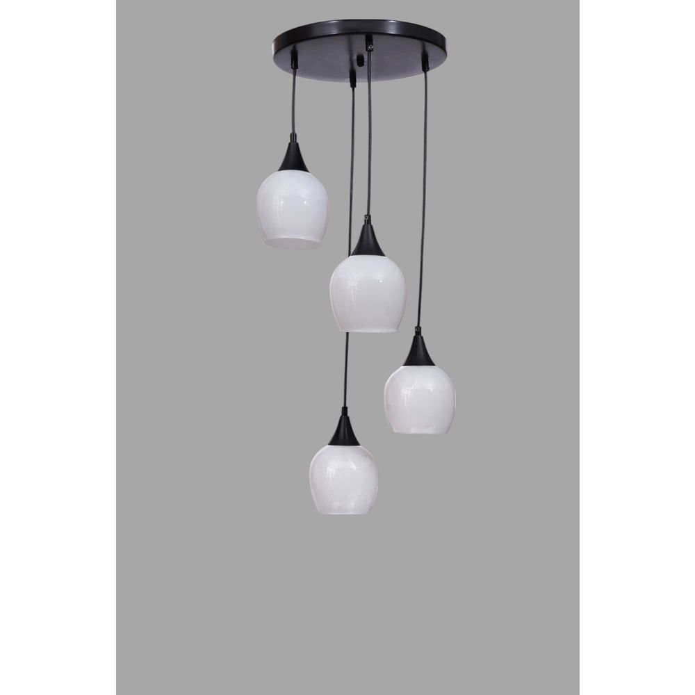 Opviq Luster 499, Bijela, Crna slika 3