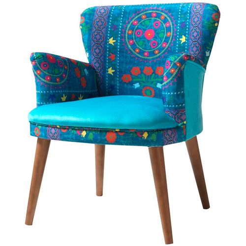 Pandia Home Fotelja ETHNIC  Turquoise slika 1