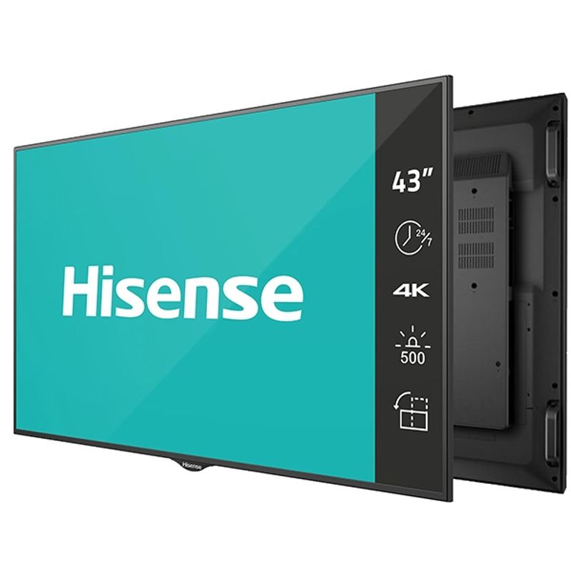 Hisense Hisense digital signage display 43BM66AE 43” / 4K / 500 nits / 60 Hz / (24h / 7 dana) image