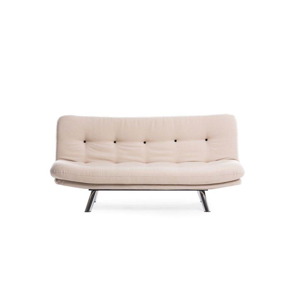 Misa Small Sofabed v3 - Krem Sofa na Razvlačenje za 3 Osobe slika 4