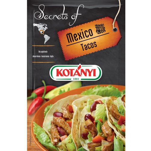 Kotányi Secrets of Mexico - Tacos 40g slika 1