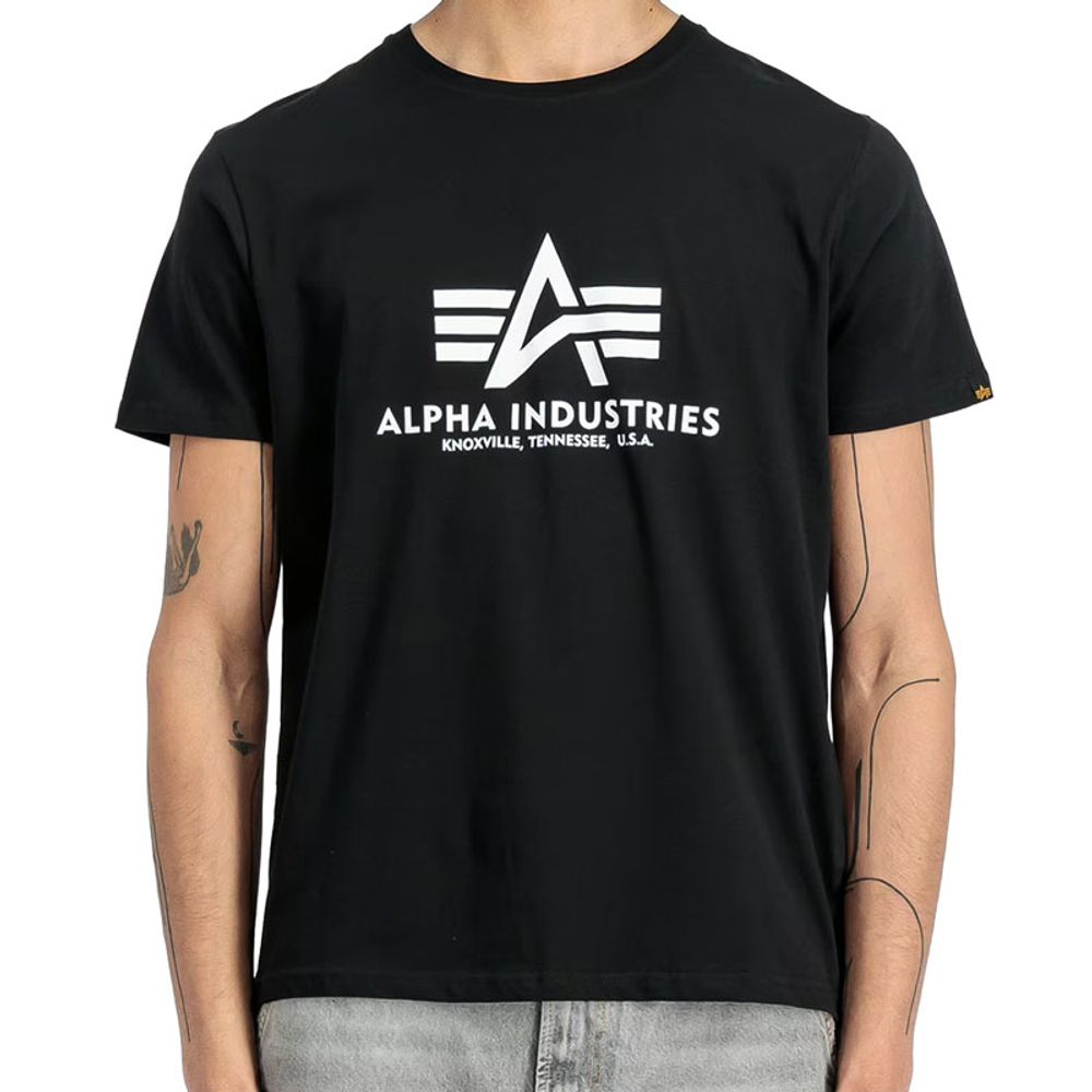 Alpha Industries Muška majica kratkih rukava Basic, Crna slika 1