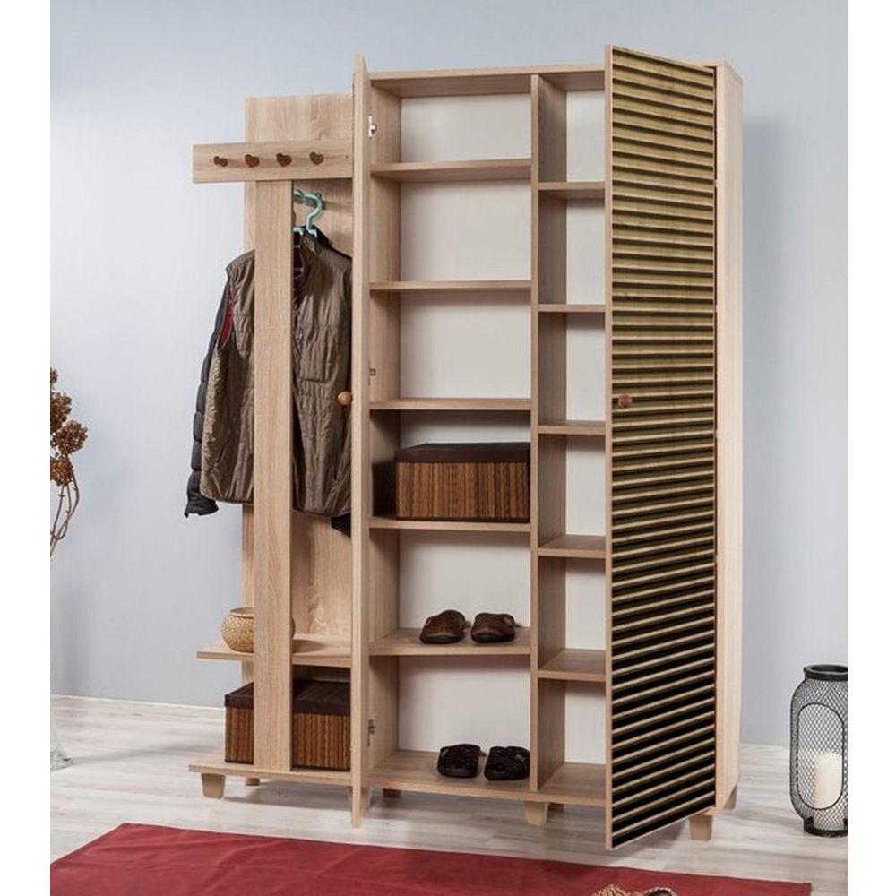 Hall stand Garmanto 135-220, boja / nijanse sonoma hrasta slika 3