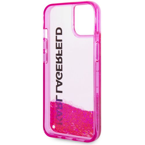 Karl Lagerfeld Futrola za iPhone 14 LIQ. GLITTER ELONG PINK slika 3