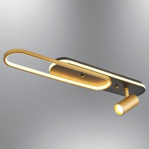 Crna i Zlatna Zidna Lampa 4156-1-19