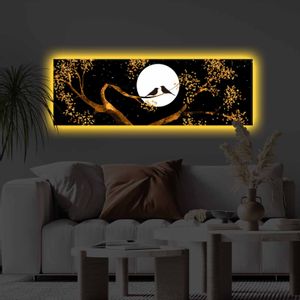 3090KTLGDACT - 016 Multicolor Decorative Led Lighted Canvas Painting