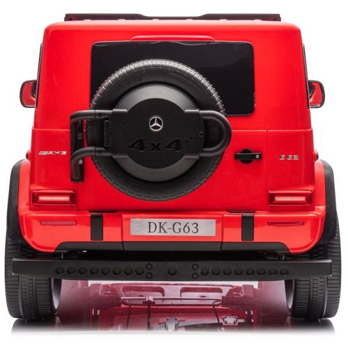 Licencirani auto na akumulator Mercedes G63 XXL 4x4 - dvosjed - crveni slika 9