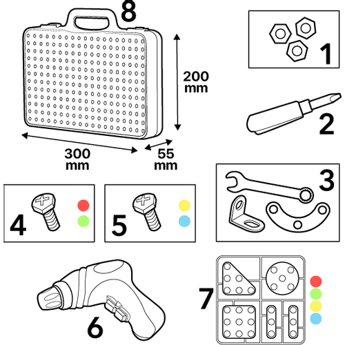 Kubbingo - Zabavni set alata za djecu slika 2