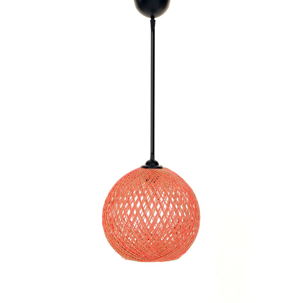 Ručno Rađeni Luster od Jute - 190 JN Orange Brown slika 3