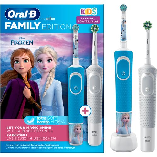 Oral-B električna četkica FAMILY EDITION VITALITY PRO + četkica D100 VITALITY FROZEN -EOL slika 1