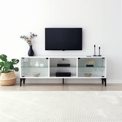 TV Komoda Tokyo White slika 2