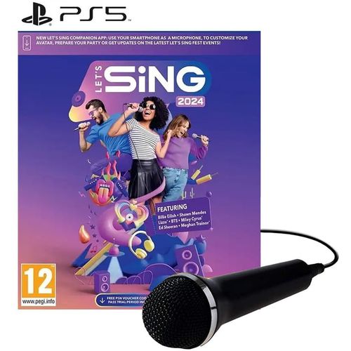 PS5 Let's Sing 2024 - Single Mic Bundle slika 1