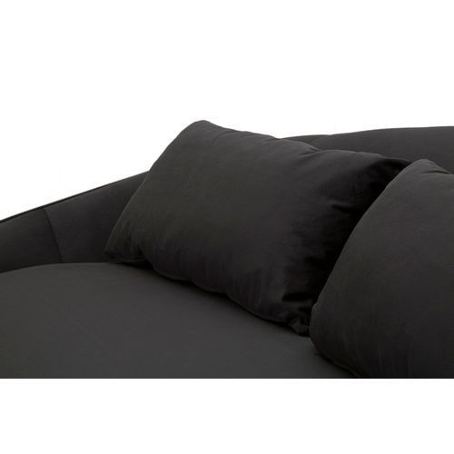 Mauro Ferretti Trosjed OSLO BLACK 185x84x68 cm slika 6