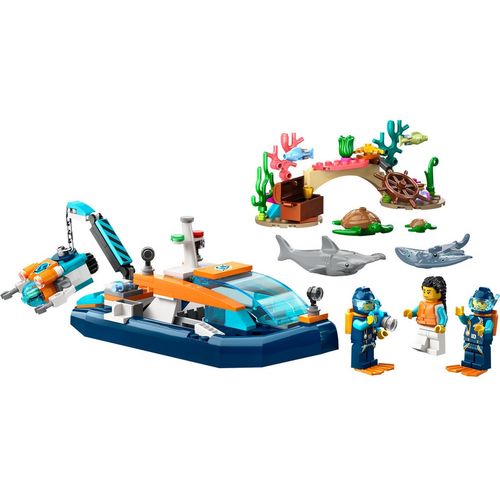 Lego City Exploration Explorer Diving Boat slika 3