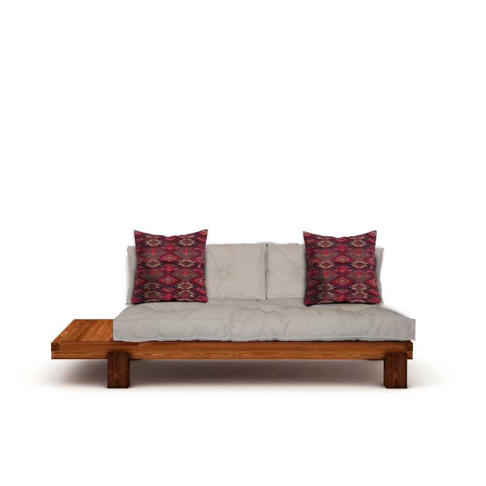 Lounger CPT8376-200, boje teak i bež slika 4