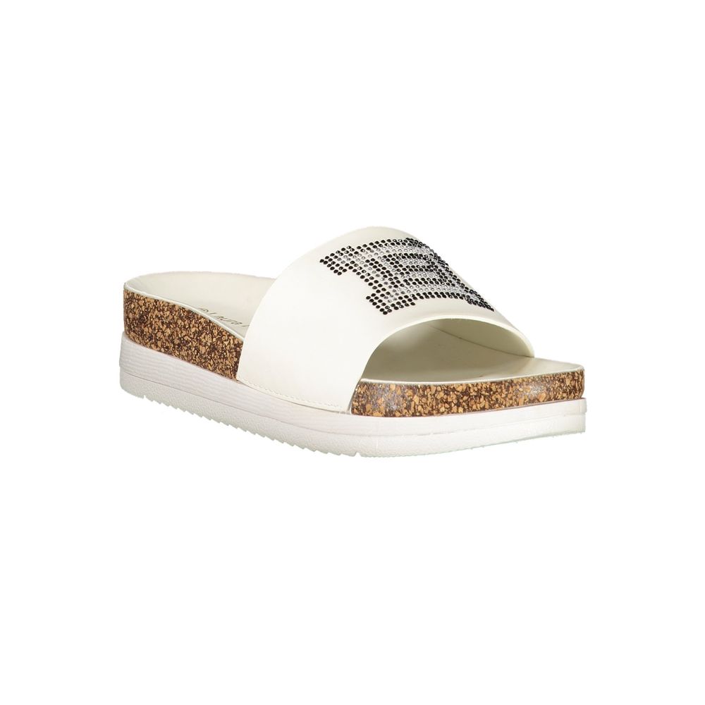 LAURA BIAGIOTTI WOMEN'S WHITE SLIPPER FOOTWEAR slika 2