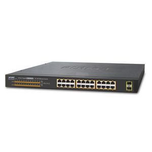 Planet Unmanaged 24-Port 1GbE HP PoE (220W) 2x SFP slots Switch