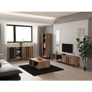 Laçin Atlantic
Anthracite Living Room Furniture Set
