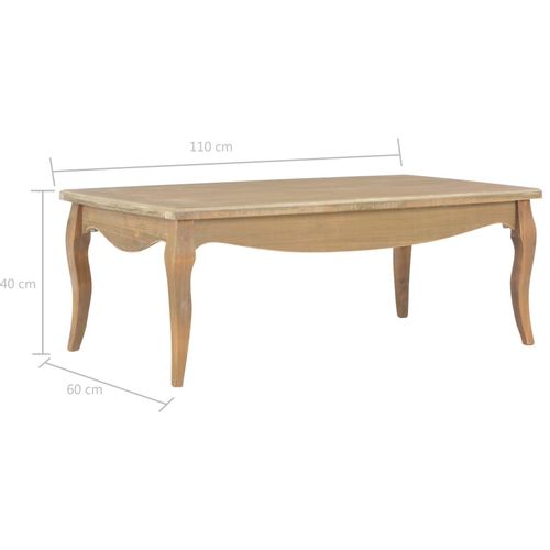 280004 Coffee Table 110x60x40 cm Solid Pine Wood slika 14