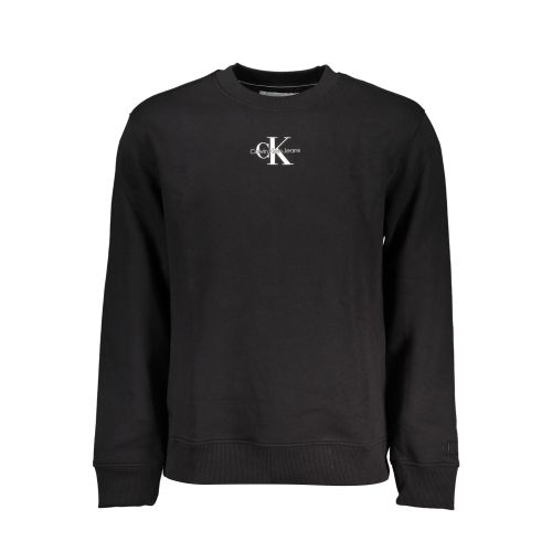 CALVIN KLEIN MEN'S BLACK ZIPLESS SWEATSHIRT slika 1