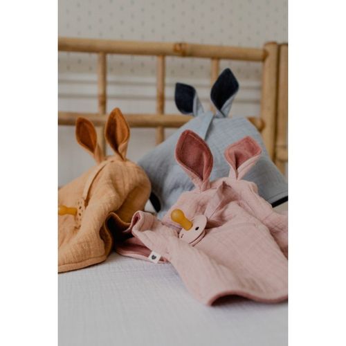 BIBS mazilica za bebe Blush muslin/Woodchuck plush slika 3