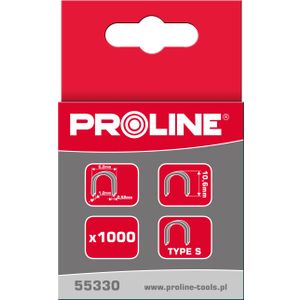 KLAMERICE TIP S 10MM 6,2*1,2MM 1000KOM PROLINE  55330