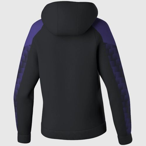 Ženski Hoodie Erima Evo Star Crna/Ultra Ljubičasta slika 2