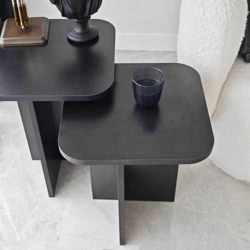 Blues - Black Black Side Table Set slika 5