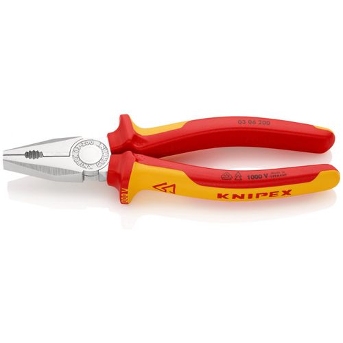 Knipex klešta kombinovana izolovana 1000V VDE 200mm 03 06 200 slika 1