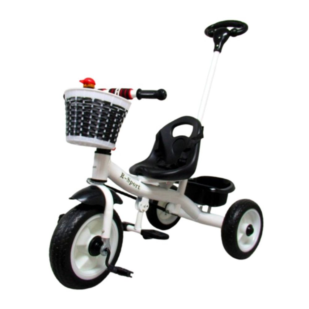 Tricikl T8 bijeli i crni EVA kotači Push bike slika 9