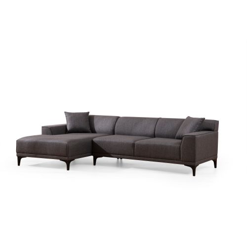 Atelier Del Sofa Kutna garnitura, Antracit, Petra L Corner - Anthracite slika 8