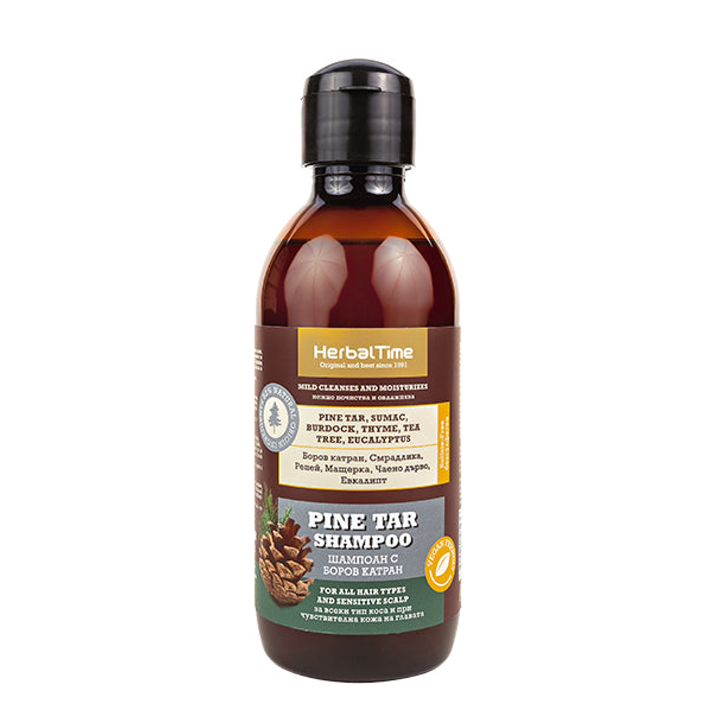 Herbal Time šampon od borovog katrana 200ml slika 1