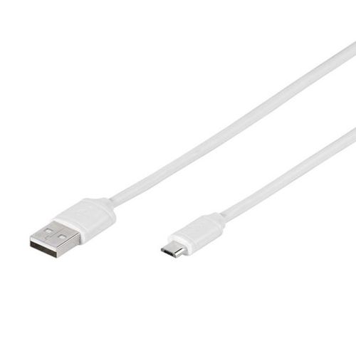 Kabel VIVANCO 35816, Micro-USB, 1m, bijeli slika 1