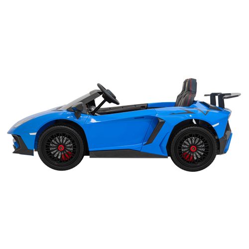 Licencirani auto na akumulator Lamborghini Aventador SV STRONG - dvosjed - plavi slika 6