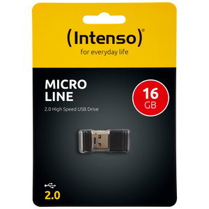 (Intenso) USB Flash drive 16GB Hi-Speed USB 2.0, Micro Line - ML16