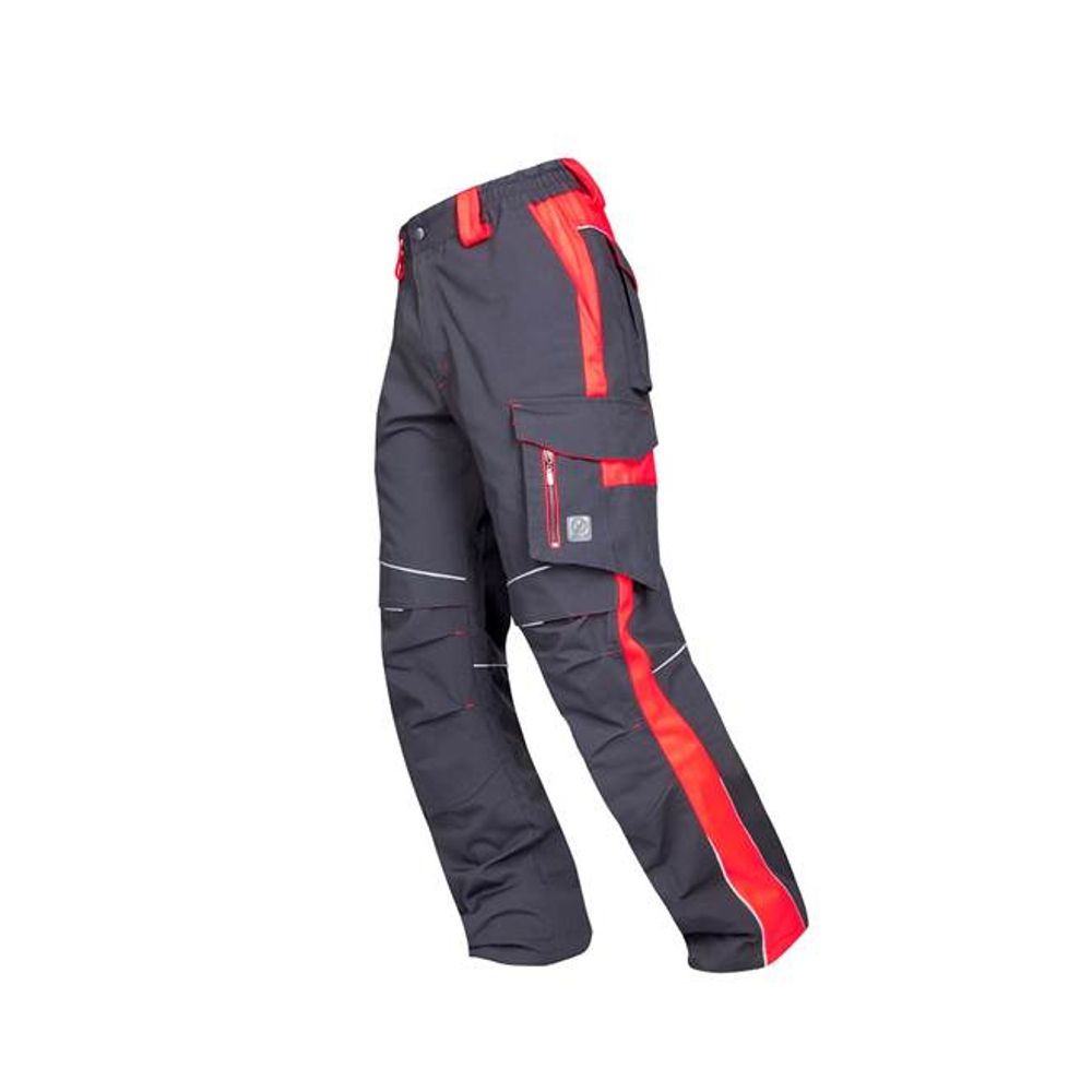 Ardon radne hlače klasične Neon H6404/62 (sivo-crvene) slika 3