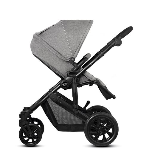 Kinderkraft kolica Prime Lite 3u1, siva slika 9