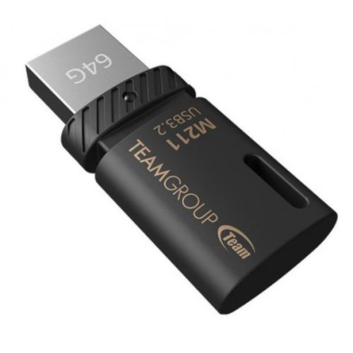 TeamGroup 64GB M211 USB 3.2 + Type C OTG BLACK TM211364GB01 slika 4