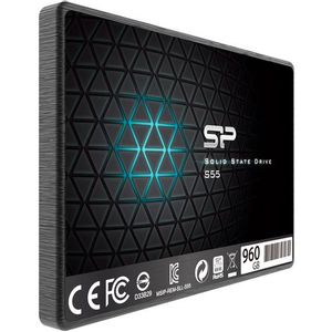 Silicon Power SP960GBSS3S55S25 2.5" 960GB SSD, SATA III, S55, Read up to 500 MB/s, Write up to 450 MB/s