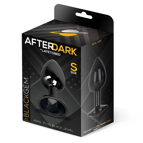 Afterdark Aluminium Blackgem Butt Plug S/M/L slika 20