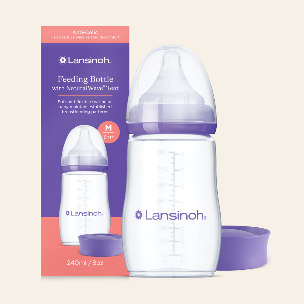 Lansinoh Flašica za bebe M 3m+ 240ml 4046 slika 7