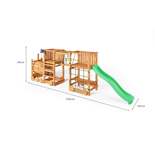 Fungoo set LOCO EXPRESS - drveno dječje igralište slika 6