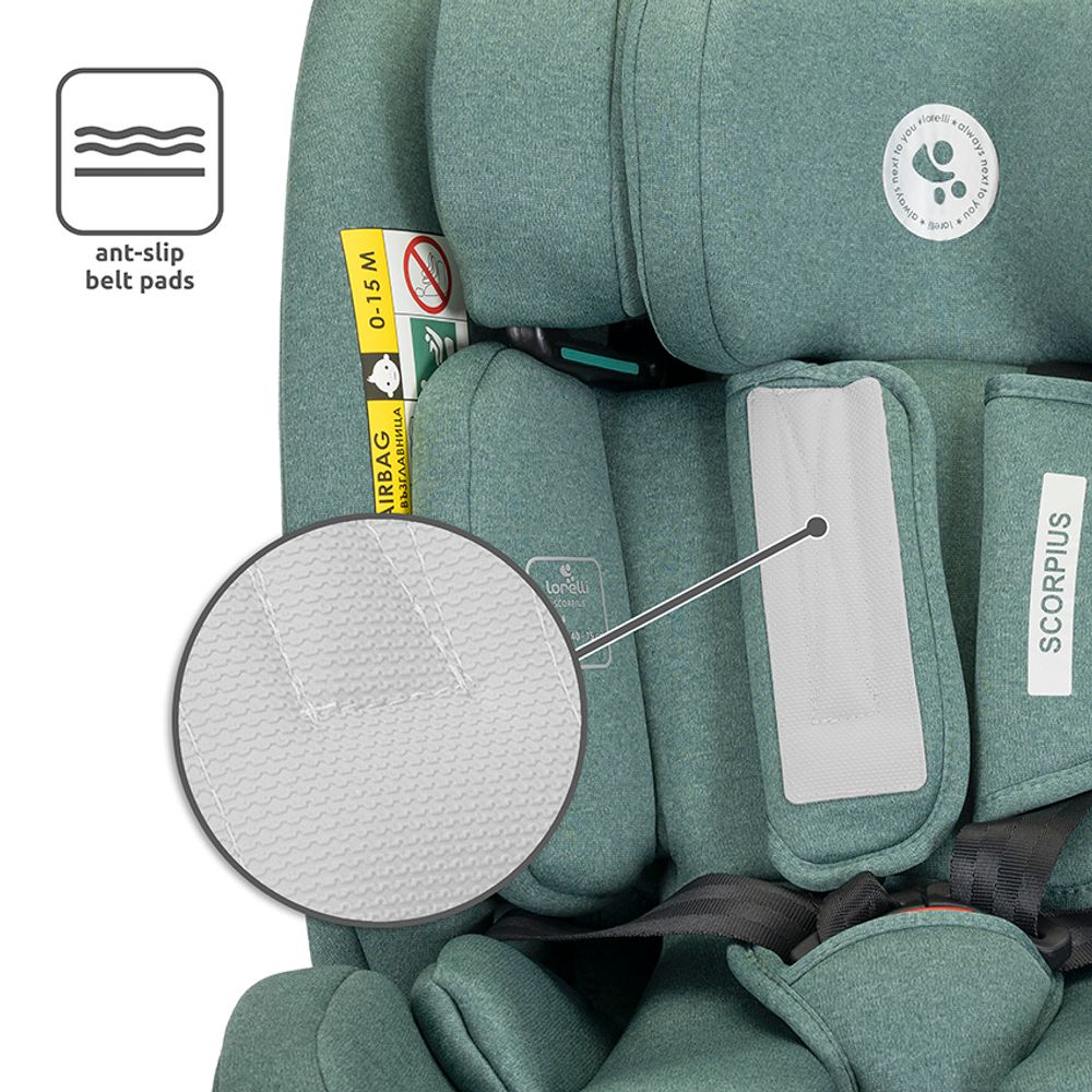 LORELLI SCORPIUS i-size Autosjedalica Grey 0-12 godina/0-36 kg (0+/1/2/3) slika 6