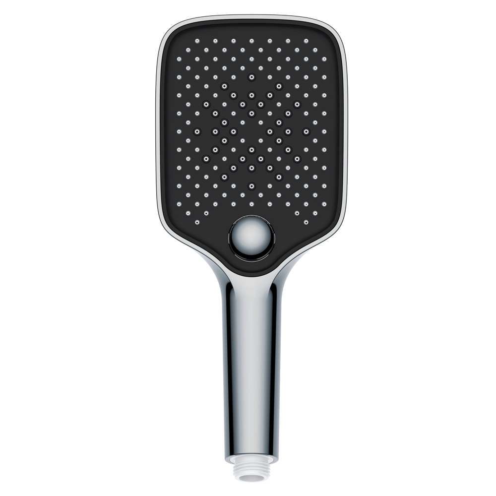 Inter Ceramic tuš ručica, 3 funkcije 10cm abs kromirana/crna slika 2