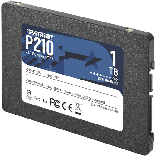 Patriot SSD 1TB 2.5'';P210; up to R/W : 520/430 MB/s slika 1