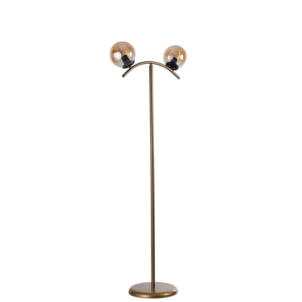 Opviq Podna lampa 916, med, zlatna slika 2