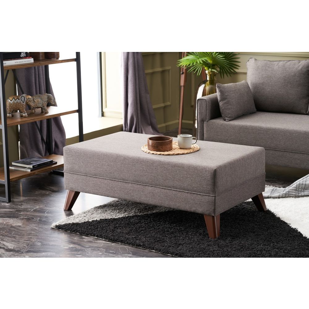 Bella Mini Ugaona Sofa Desna - Smeđa Ugaona Sofa na Razvlačenje slika 5