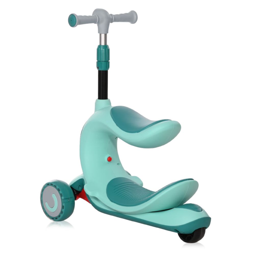 Lorelli Romobil sa svjetlećim točkovima Trio 2U1, Blue-Green slika 4